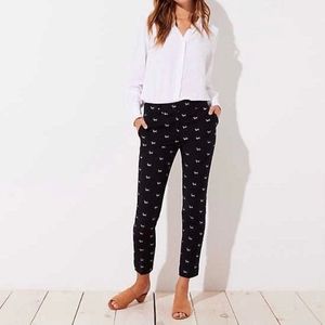 NWT Loft Marisa Dachshund ankle pants